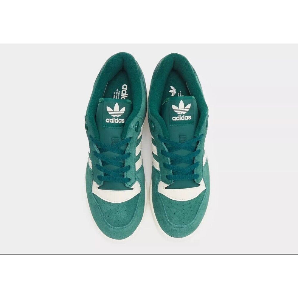 Size 10.5 - adidas Rivalry Low Sneakers Collegiate Green New - Picture 10 of 13
